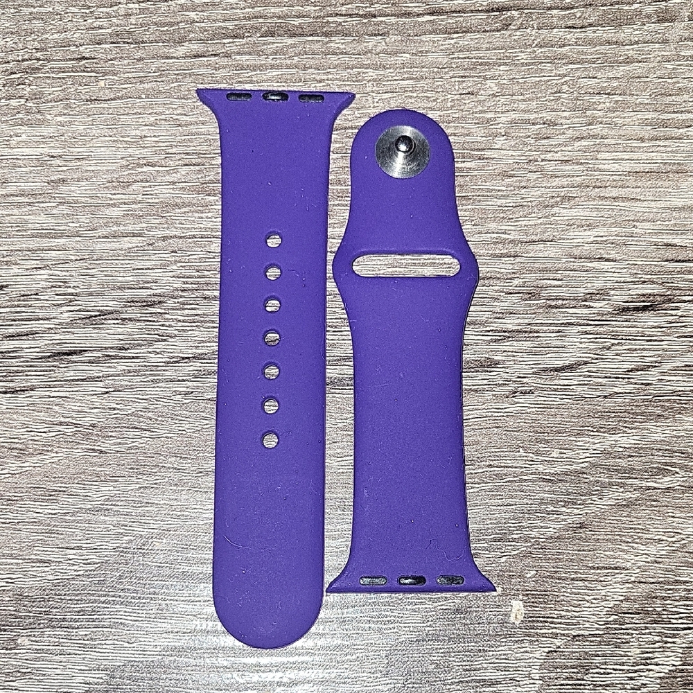 Purple Silicone Smartwatch Band